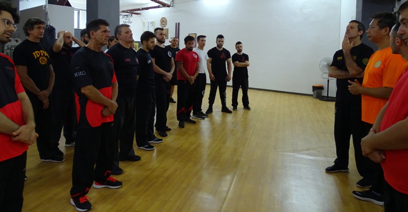 Kung Fu Academy di Sifu Mezzone Caserta Seminario di Weng Chun Tang Yik con GM Sunny So in Italia presso la scuola di arti marziali di wing chun e kung fu a Caserta (2)